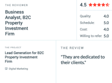 Review by the Business Analyst of B2C Property Investment Firm