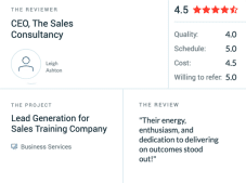 Review by the CEO of The Sales Consultancy