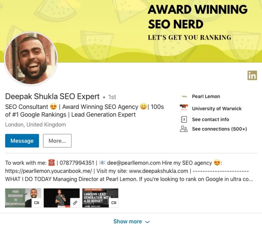 Deepak Shukla SEO Expert