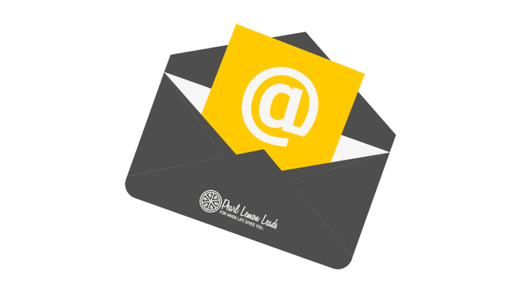 cold email services graphic pearl lemon leads