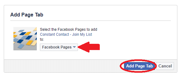 Add Page Tab function