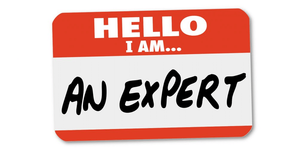 HELLO I AM... AN EXPERT text