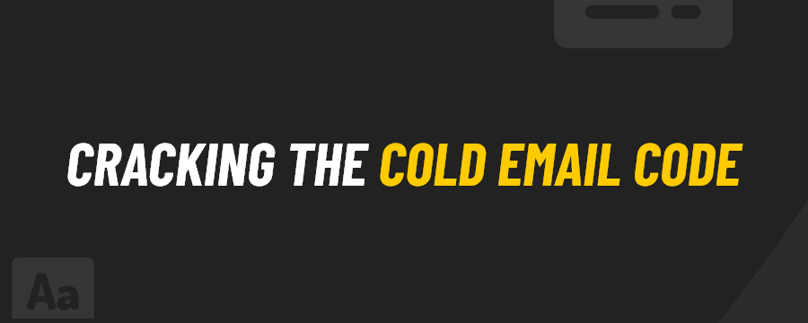 Cold Email Cold Cracking