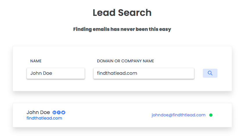 Lead Search