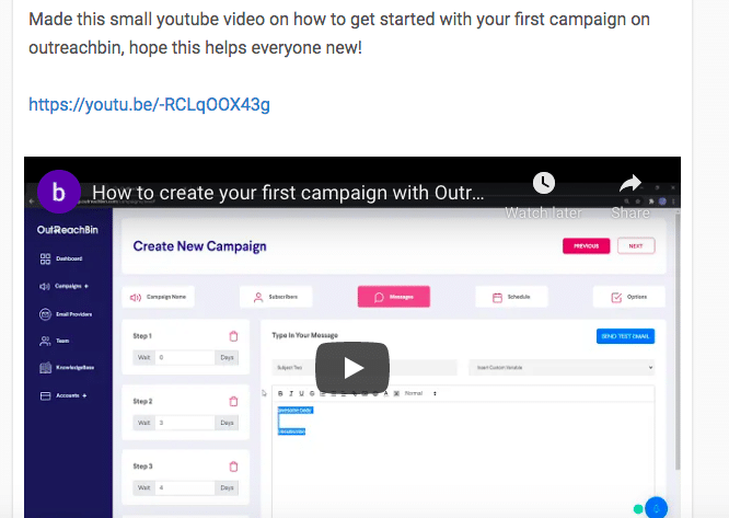 Create First Campaign