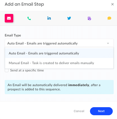 Email Step