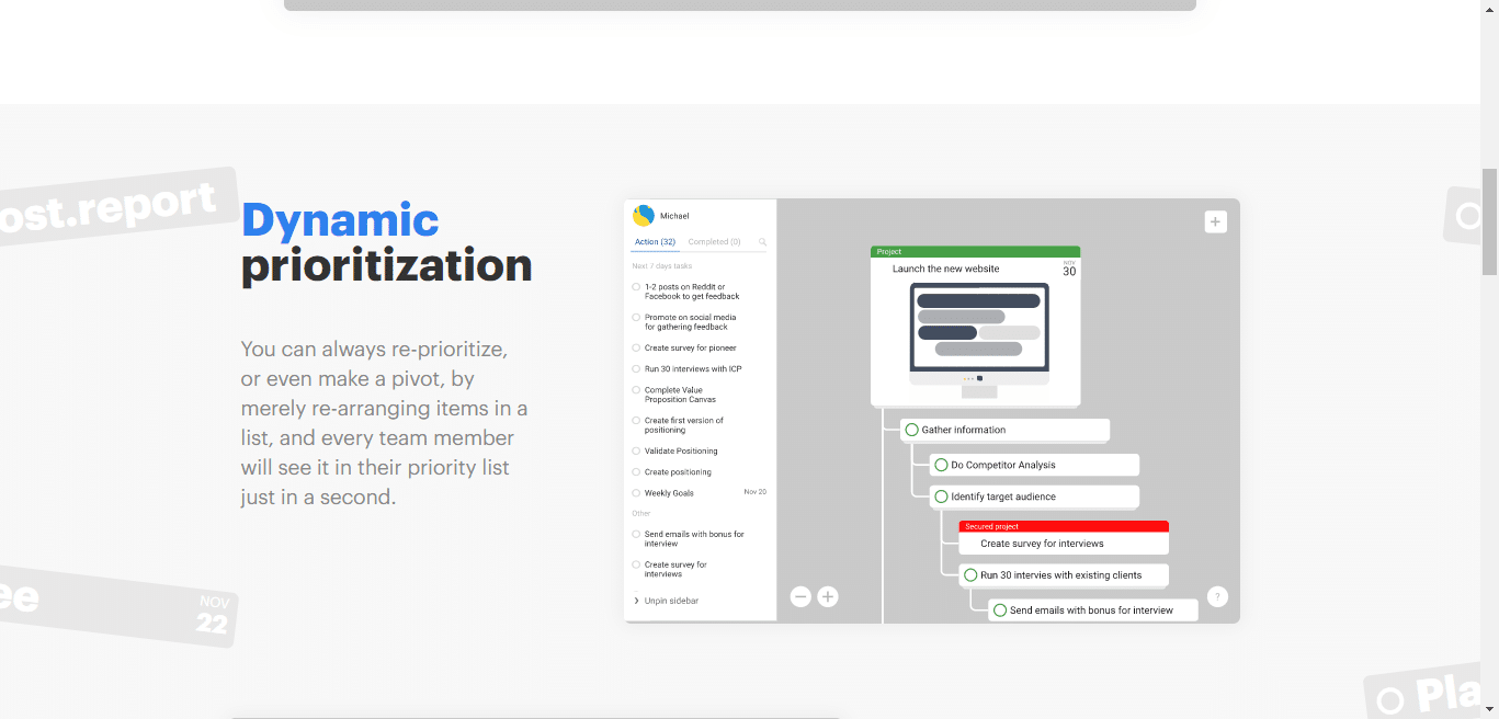 Dynamic Prioritization