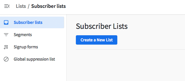 Subscriber Lists