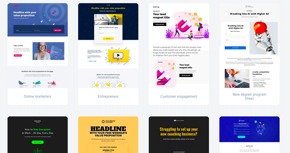 Landing Pages