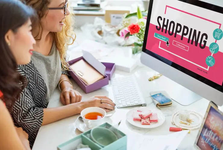 Online shopping cart e commers concept 53876 127436