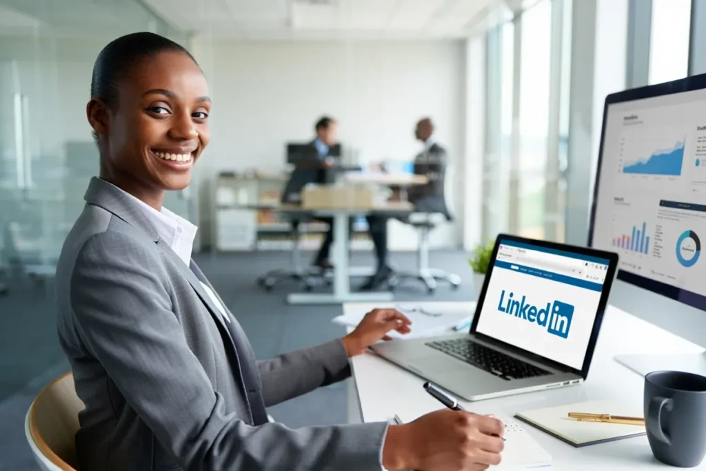 LinkedIn lead outreach with business loan lead generation services targeting qualified potential clients