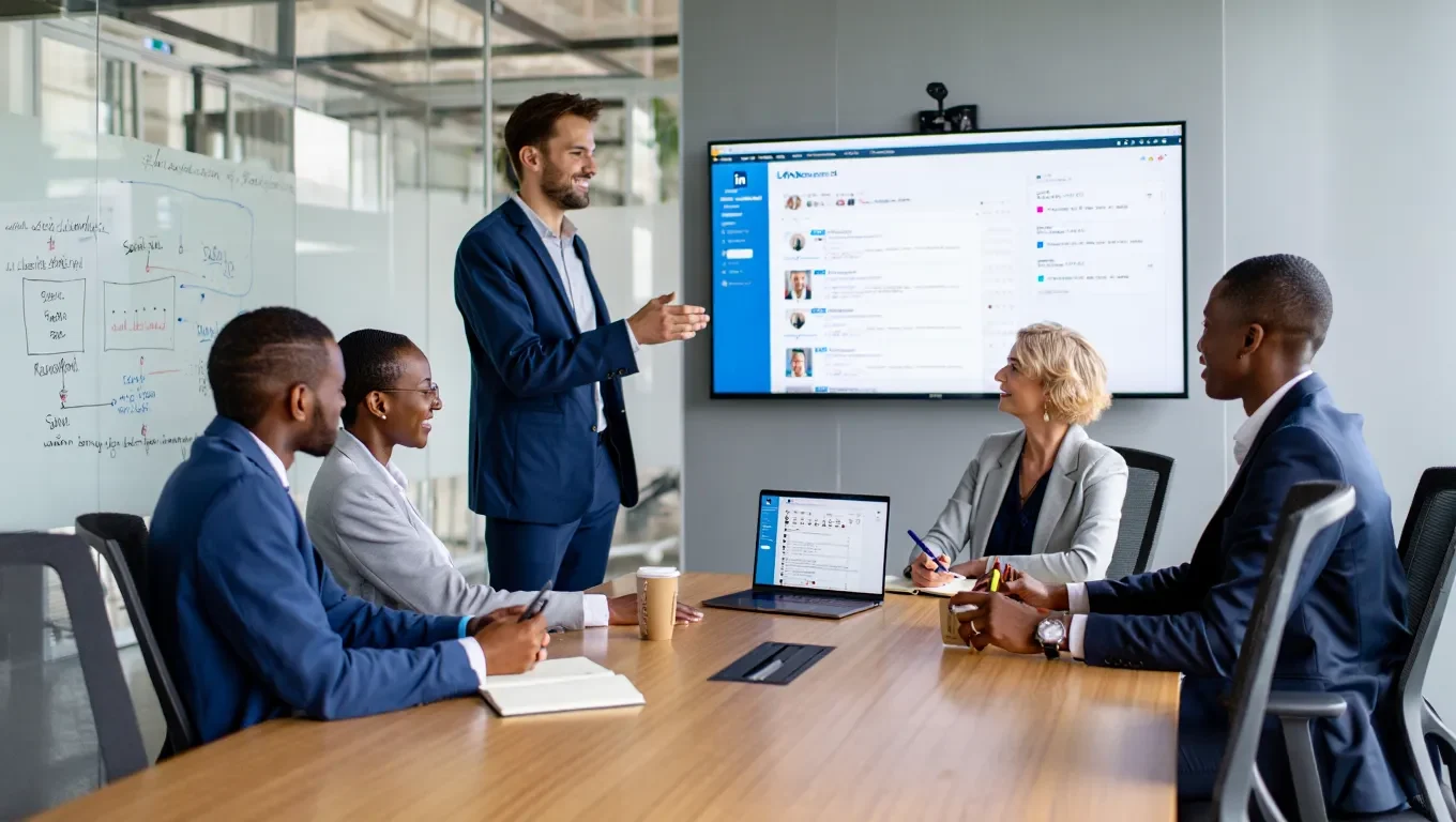 LinkedIn lead outreach for lead generation for accountants to connect with qualified business clients