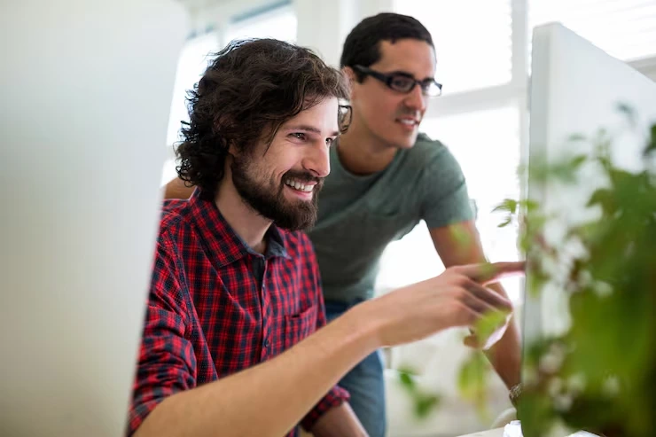 Lead nurturing specialists develop personalized engagement strategy with prospect using relationship mapping tools